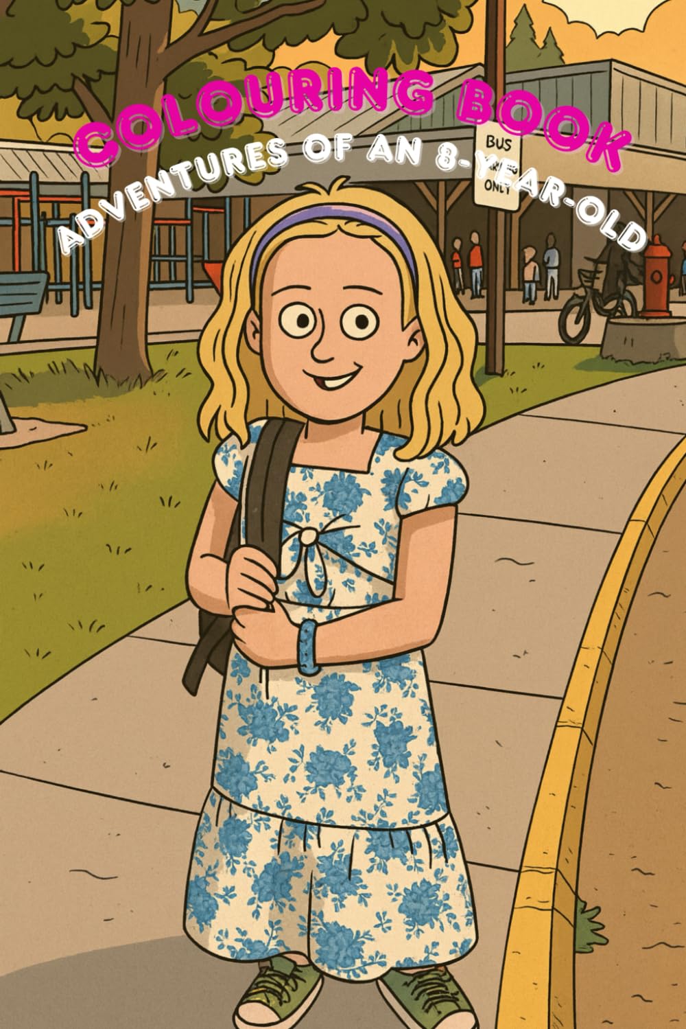 Colouring Book - Adventure of an 8-year-old