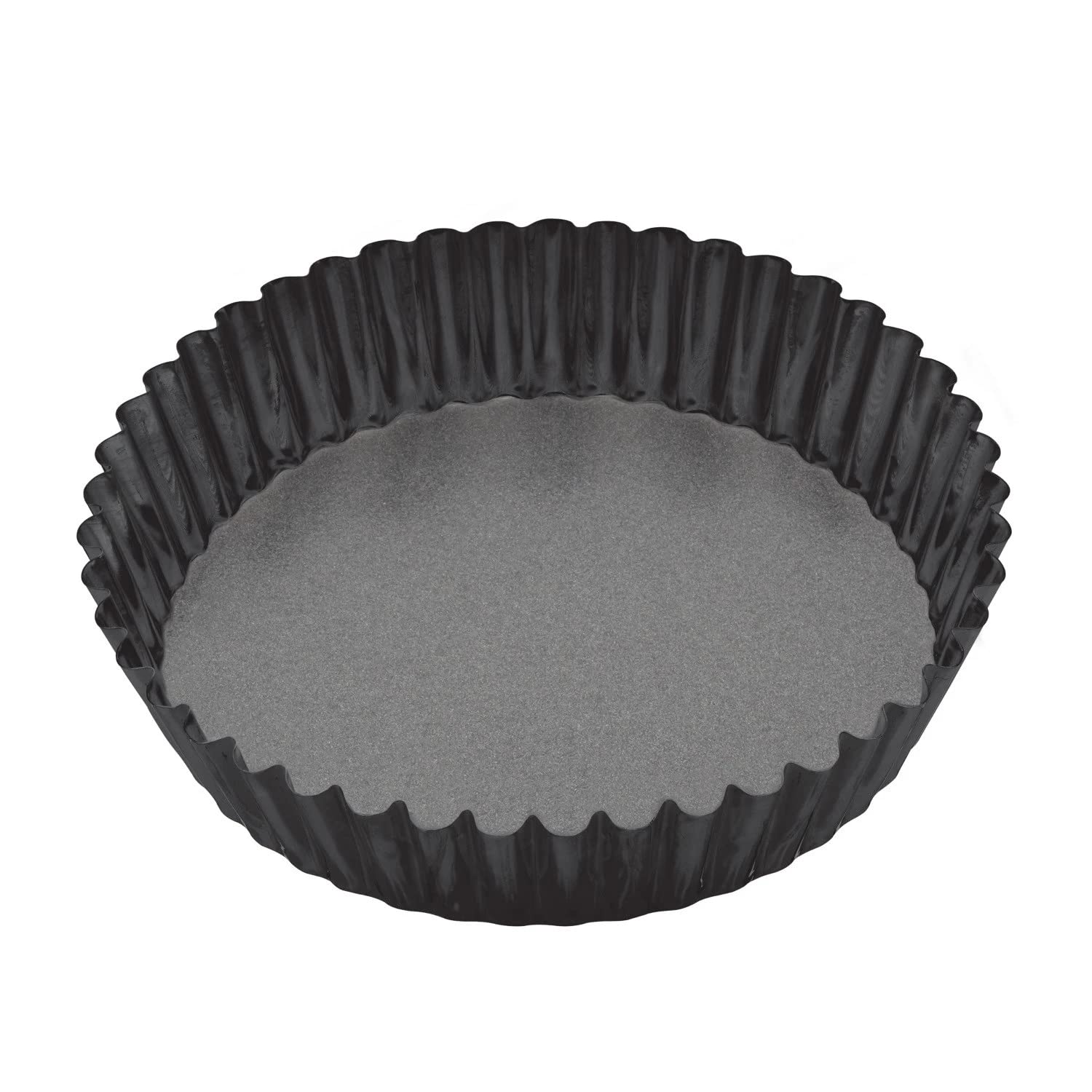MasterClass Bardzo głęboka forma do tarty z wyjmowanym dnem i powłoką nieprzywierającą bez PTFE, PFOA i BPA, solidna stal węglowa o grubości 1 mm, 25 x 5,5 cm