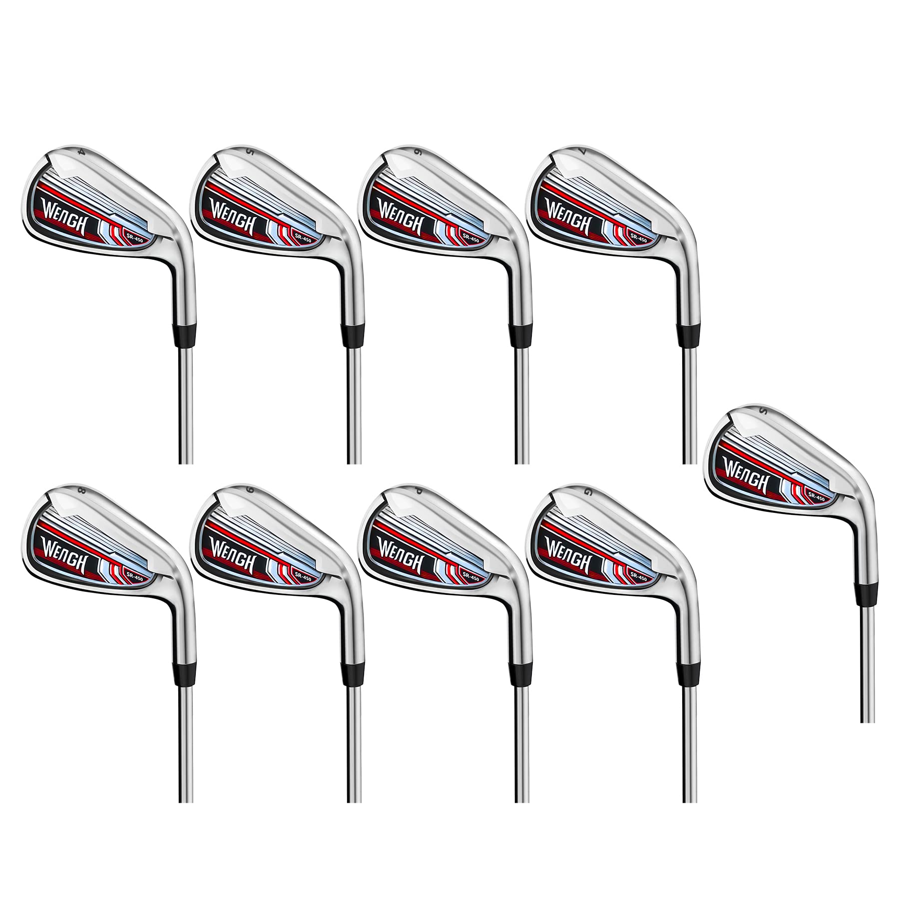 Golf Iron Set 7pcs (4 5 6 7 8 9 PW)– High Performance Golf Irons for Men Right Handed