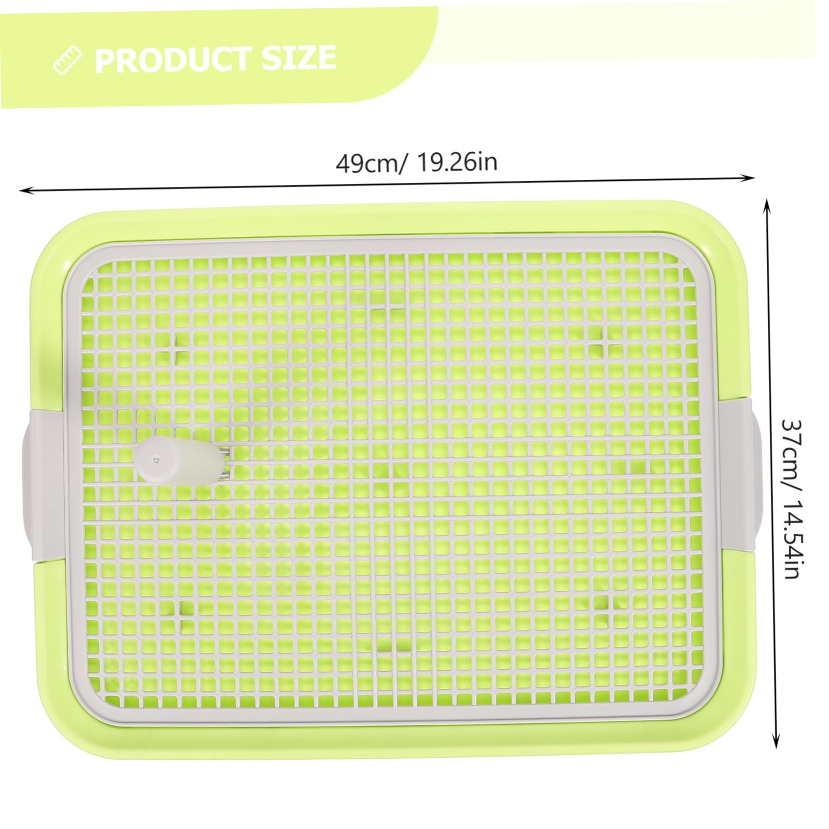 SUPVOX Safe Plastic Dog Potty Mesh Pet Training Toilet Non-Slip Dog Litter Box