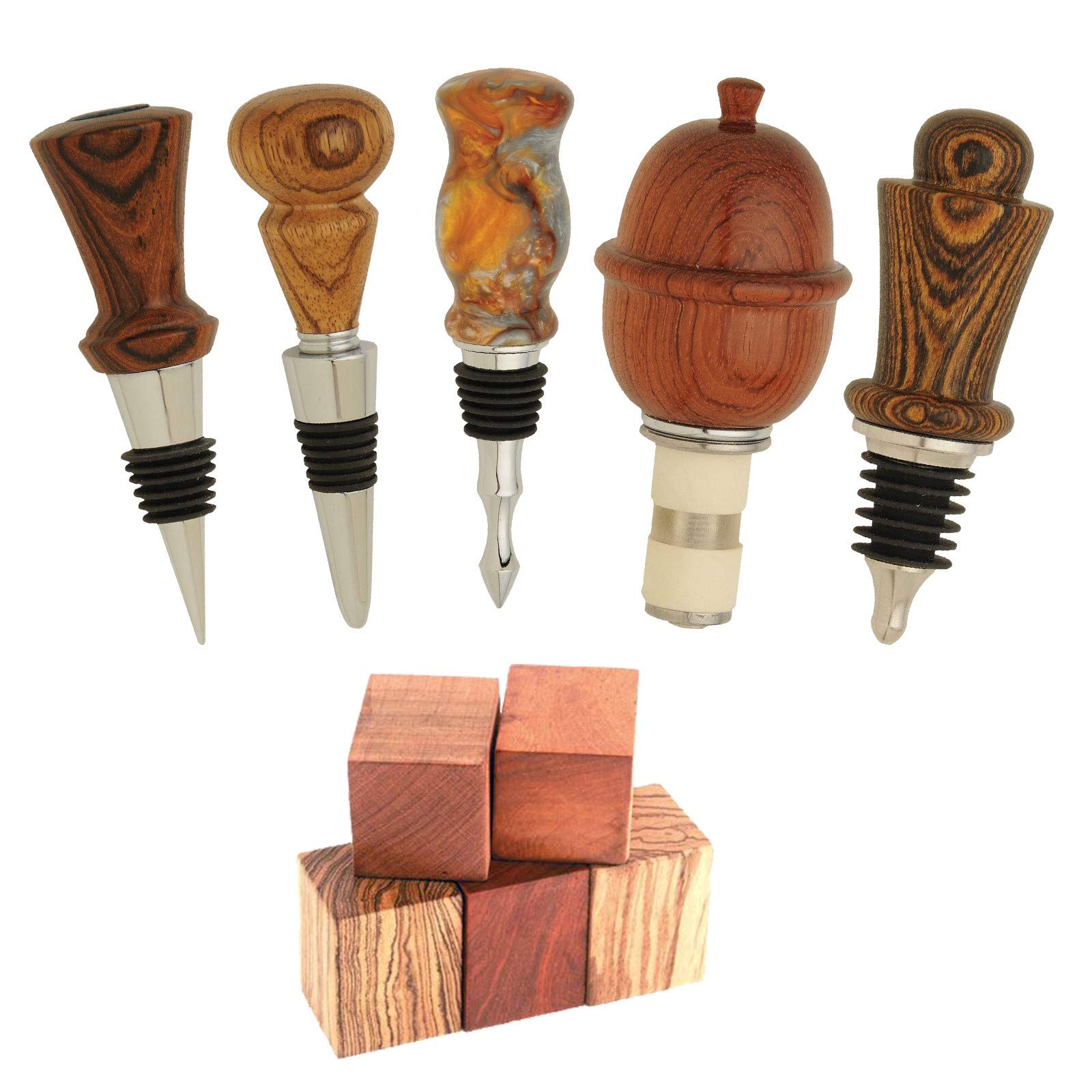Penn State Industries BSBUND Bottle Stopper Kit Bundle with Blanks Woodturning Project