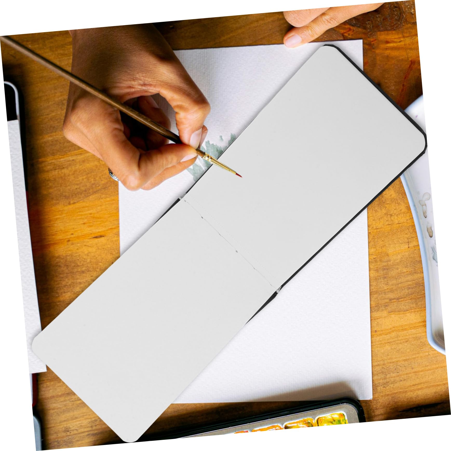 Uonlytech 3 Piezas Libro mayor de acuarela pequeño blocs de dibujo cuaderno de bocetos de pintura mini libro de acuarela libro de bocetos de bricolaje cuaderno de bocetos de tapa dura Papel