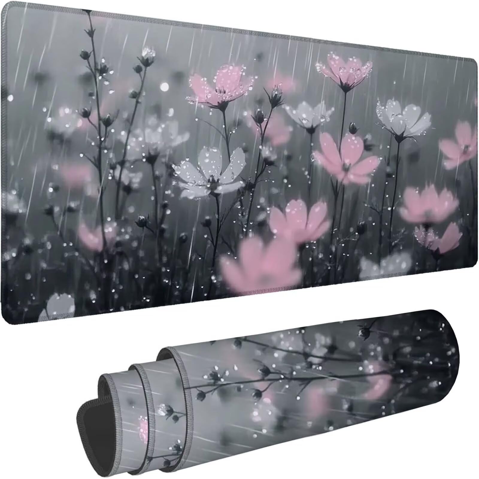 Tappetino Mouse 900x450mm | Superficie Ultra-Liscia, grigio 0-z374