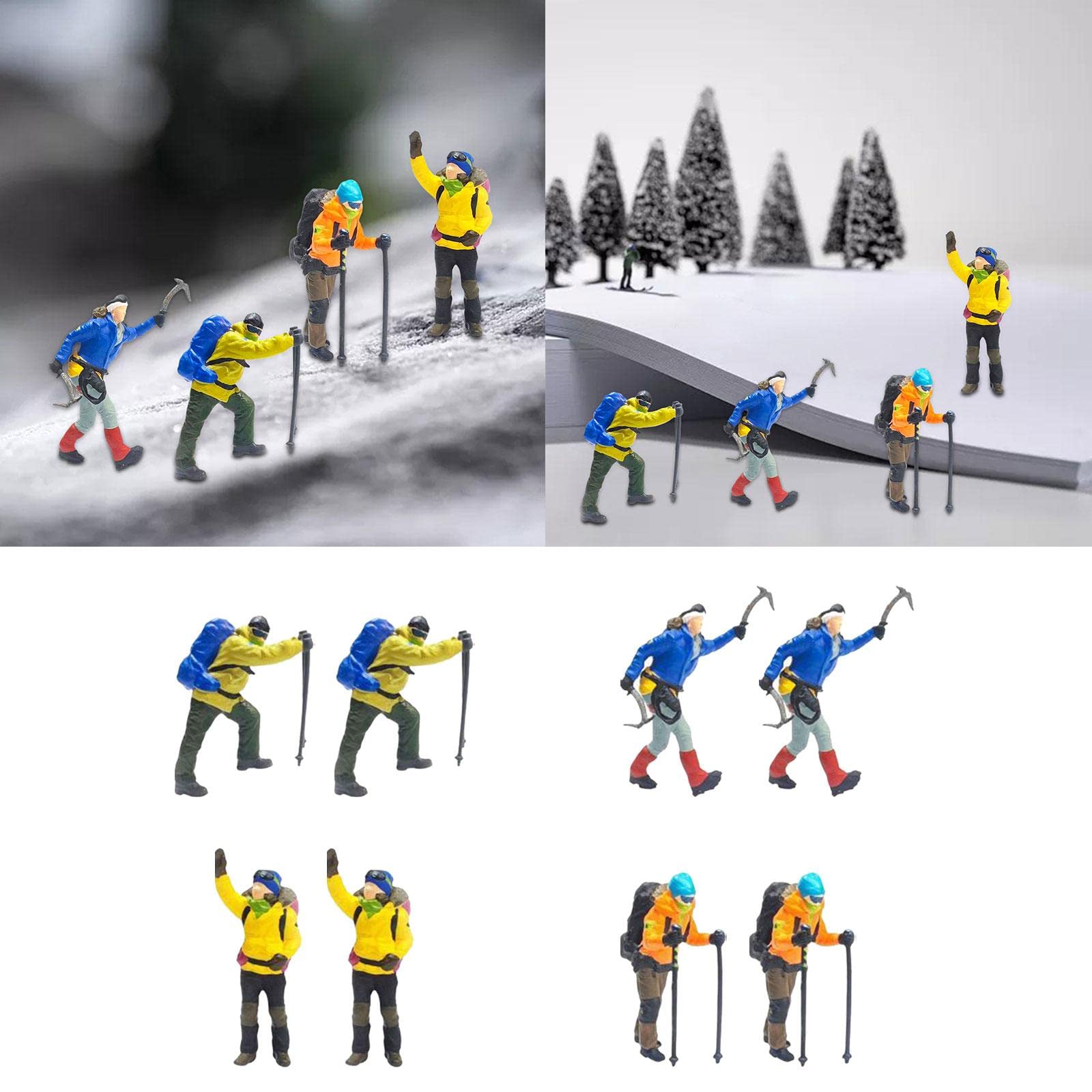 1:87 Wandernde Miniatur Menschen Figuren