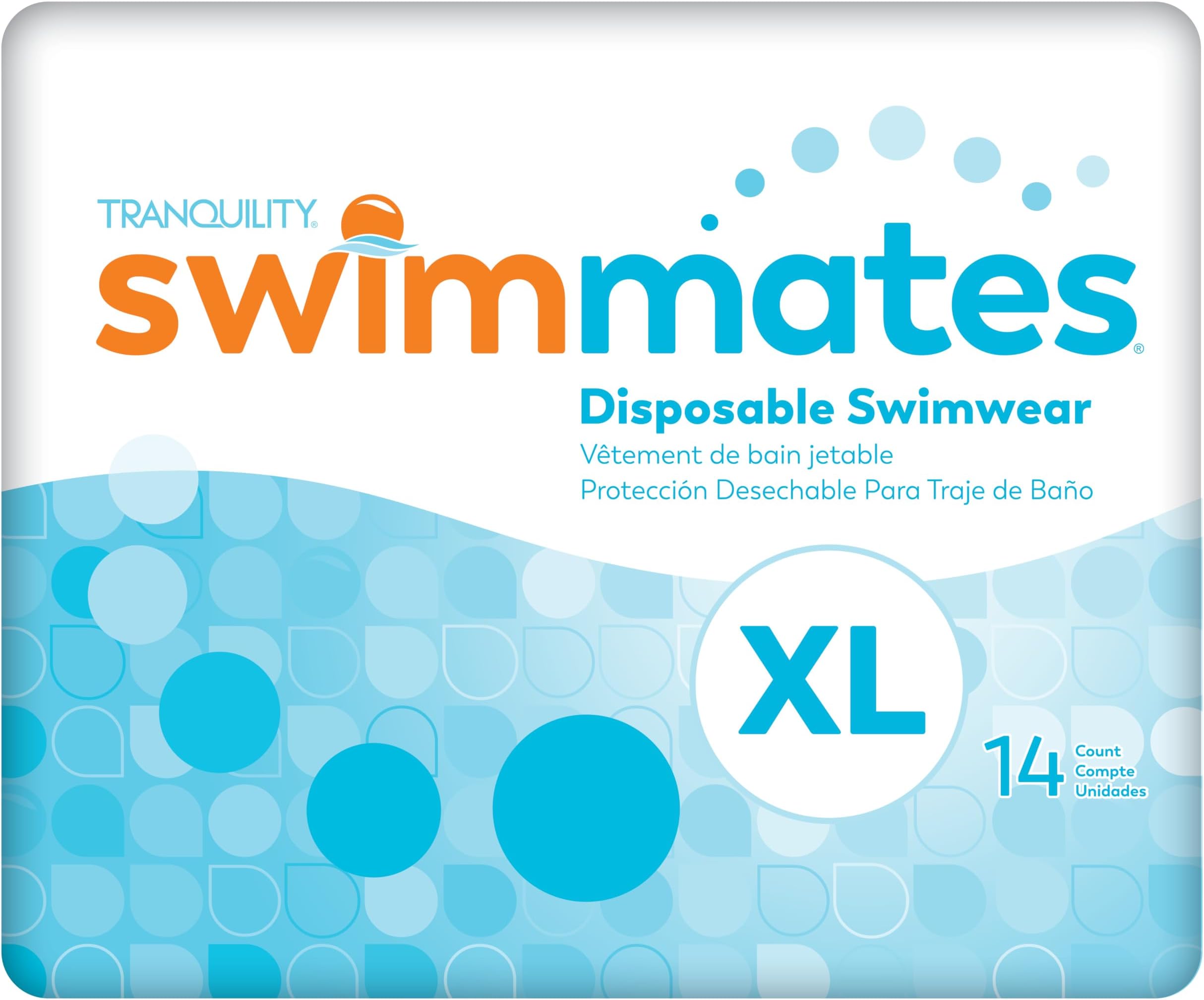 Swimmates Disposable Adult Swim Diapers, X-Large, 14 by Principle Business by Principle Business