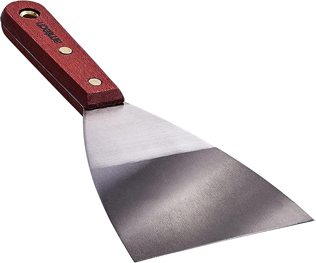 Amtech G0900 100mm (4") Heavy Duty Scraper with Wooden Handle