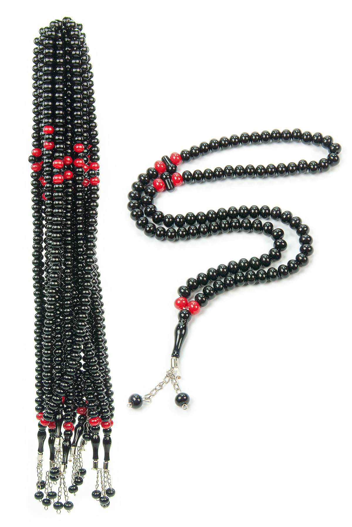 ihvan online, Tasbih Prayer Beads 99, Pack of 10, Muslim Prayer Beads, Islamic Praying Bead, Muslim Rosary Bead Necklace, Dhikr, Tasbeeh Bulk, Misbaha, Masbaha, Tespih, Bracelet, Black