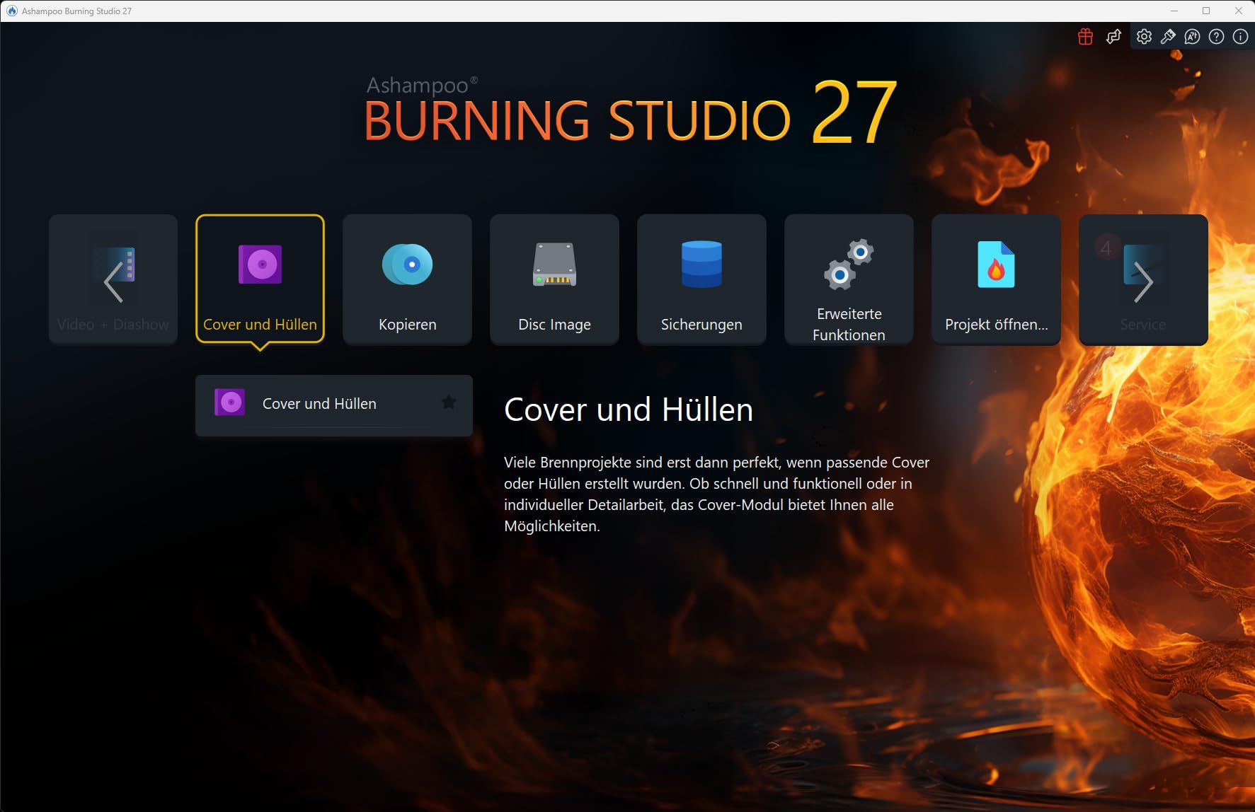 Ashampoo Burning Studio 27 – Brennprogramm, CDs, DVDs & Blu-ray brennen, kopieren, rippen und sichern | 1 Gerät | 1 Benutzer | PC Aktivierungscode per Product Key Card