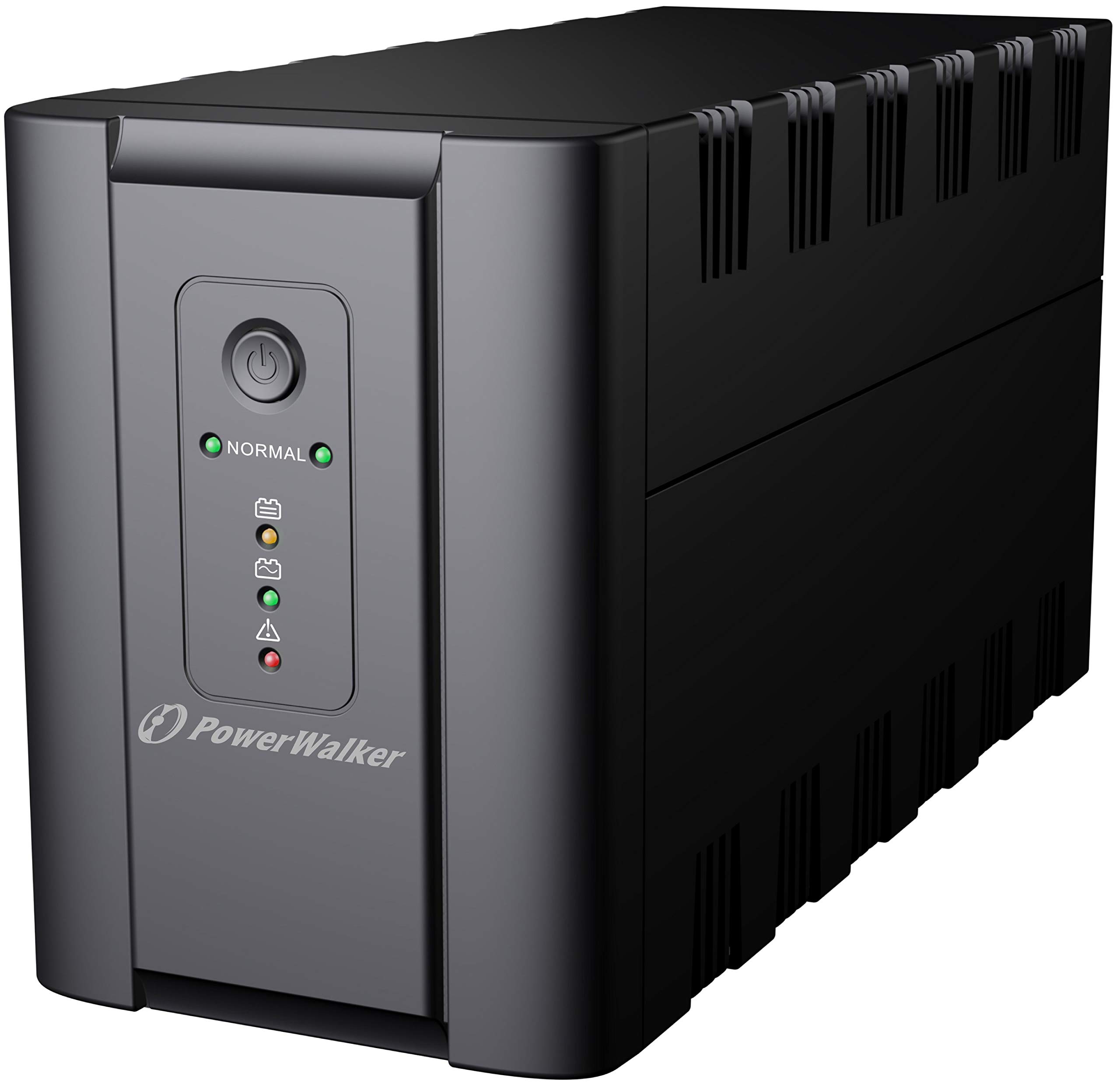 PowerWalker VI 1200VA/600W IEC Uninterruptible Power Supply with AVR Stabilizer, RJ-11 Surge Protection, HID Support