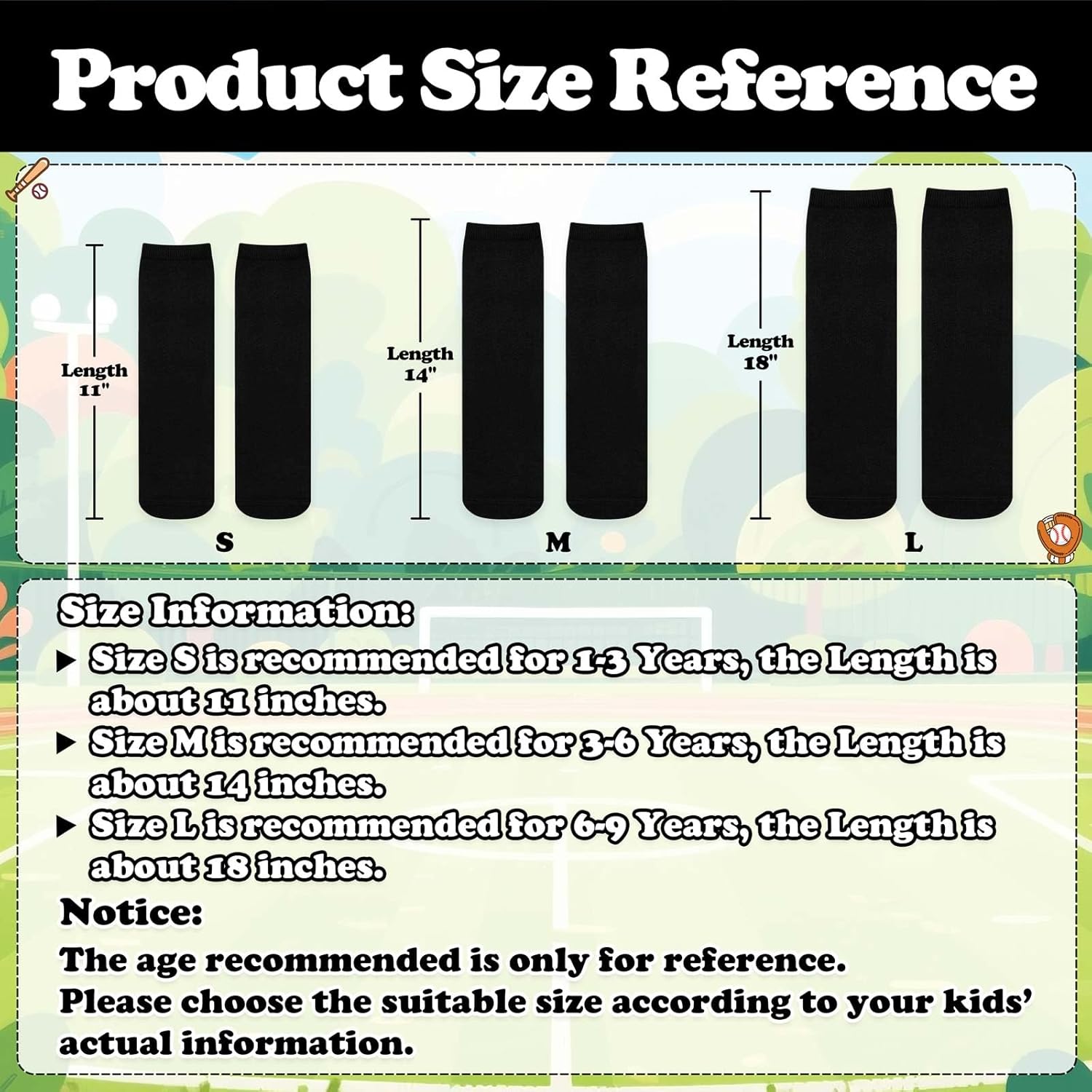 Sarfel Kids Soccer Socks Toddler Baseball Socks Youth Softball Sock Boys Football Sock Team Sports Girls Athetic Accessory - Image 6