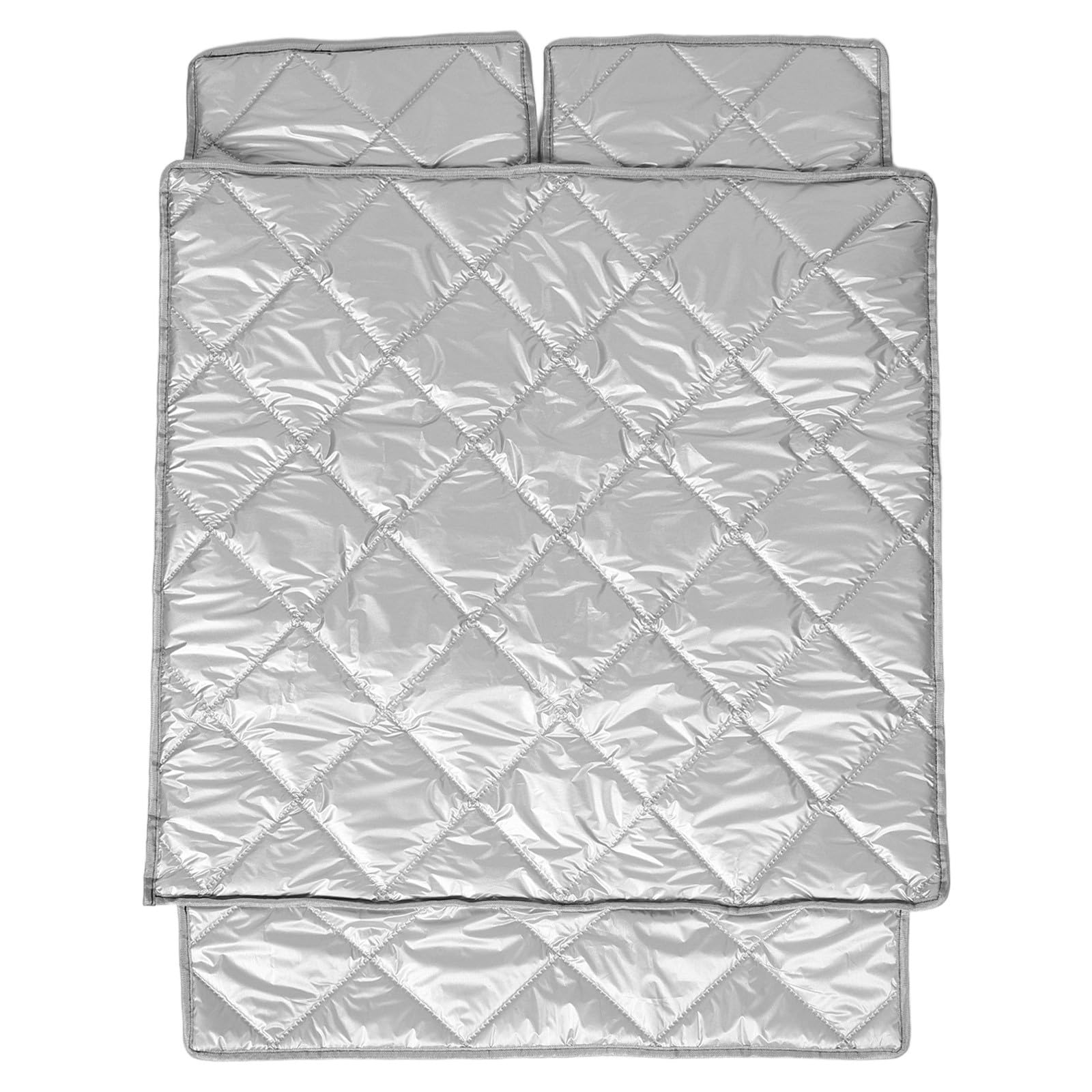 Sonnenschutz Kühlschrankabdeckung aus Aluminiumfolie und Oxford Stoff mit Magnet für Gefrierschränke und Haushaltsgeräte