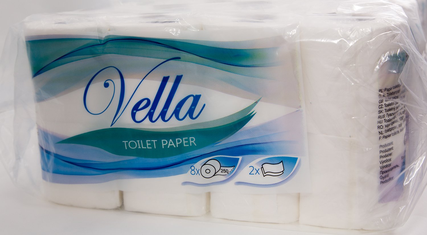 Hygoclean Toilettenpapier 3-lagig Kleinrolle – 250 Blatt, 9,5x11,5 Cm – FSC-Mix Zellulose – 64 Rollen Im Pack