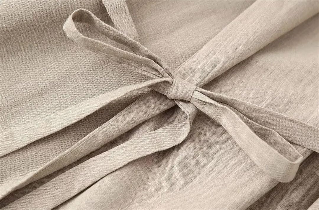 Damskie z paskiem luźne bluzki kimono i wysoka elastyczna talia boczne kieszenie damskie dwuczęściowe zestawy