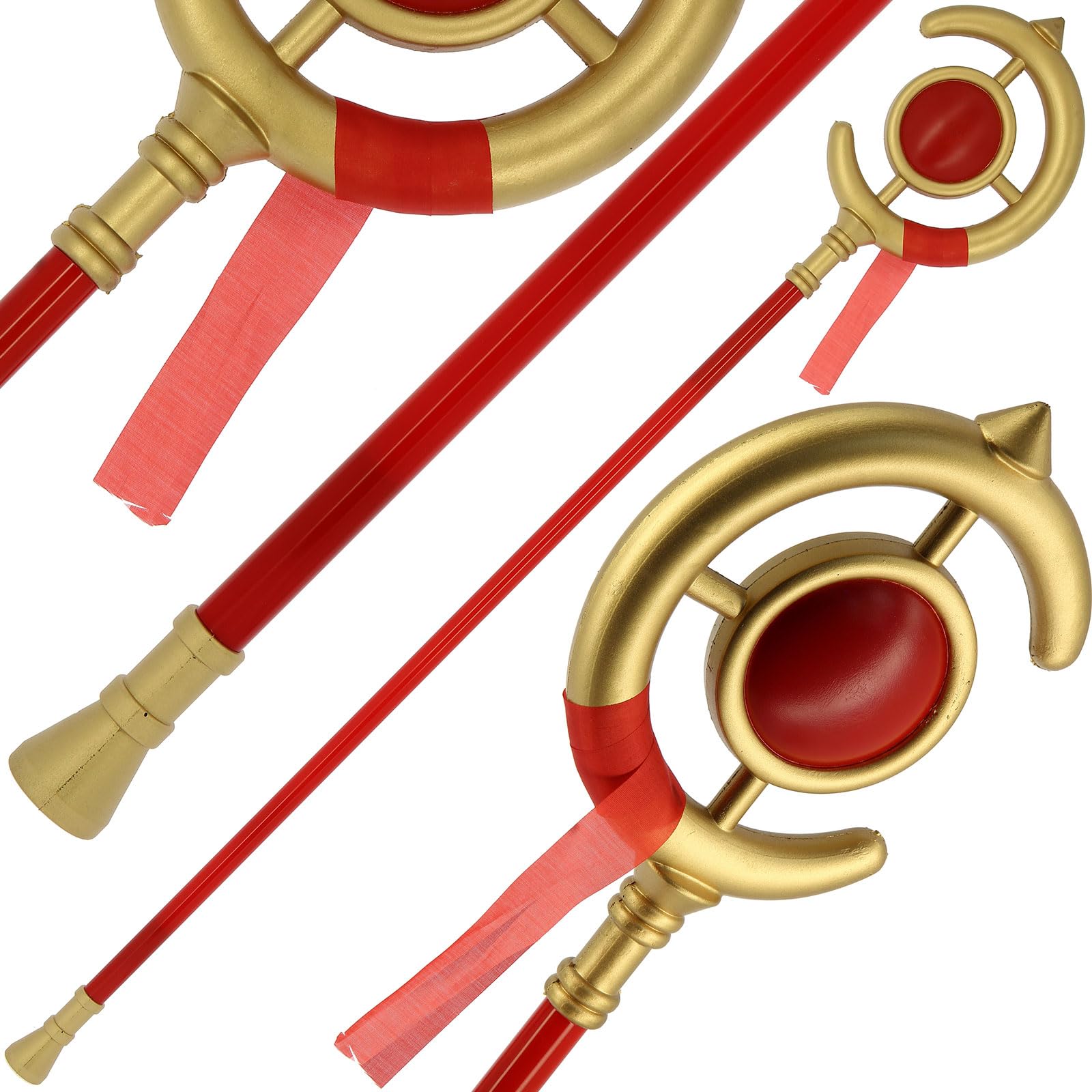 Frieren Anime Inspired Elf Staff Wand Prop Hard Foam Lightweight Cosplay Accessory for Costume, Convention, Photoshoot & Display
