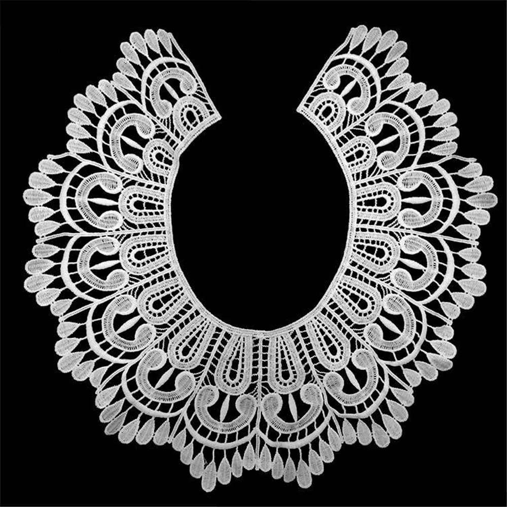 Bloem Kant Naaien Patch Applique Geborduurde Nep Kraag