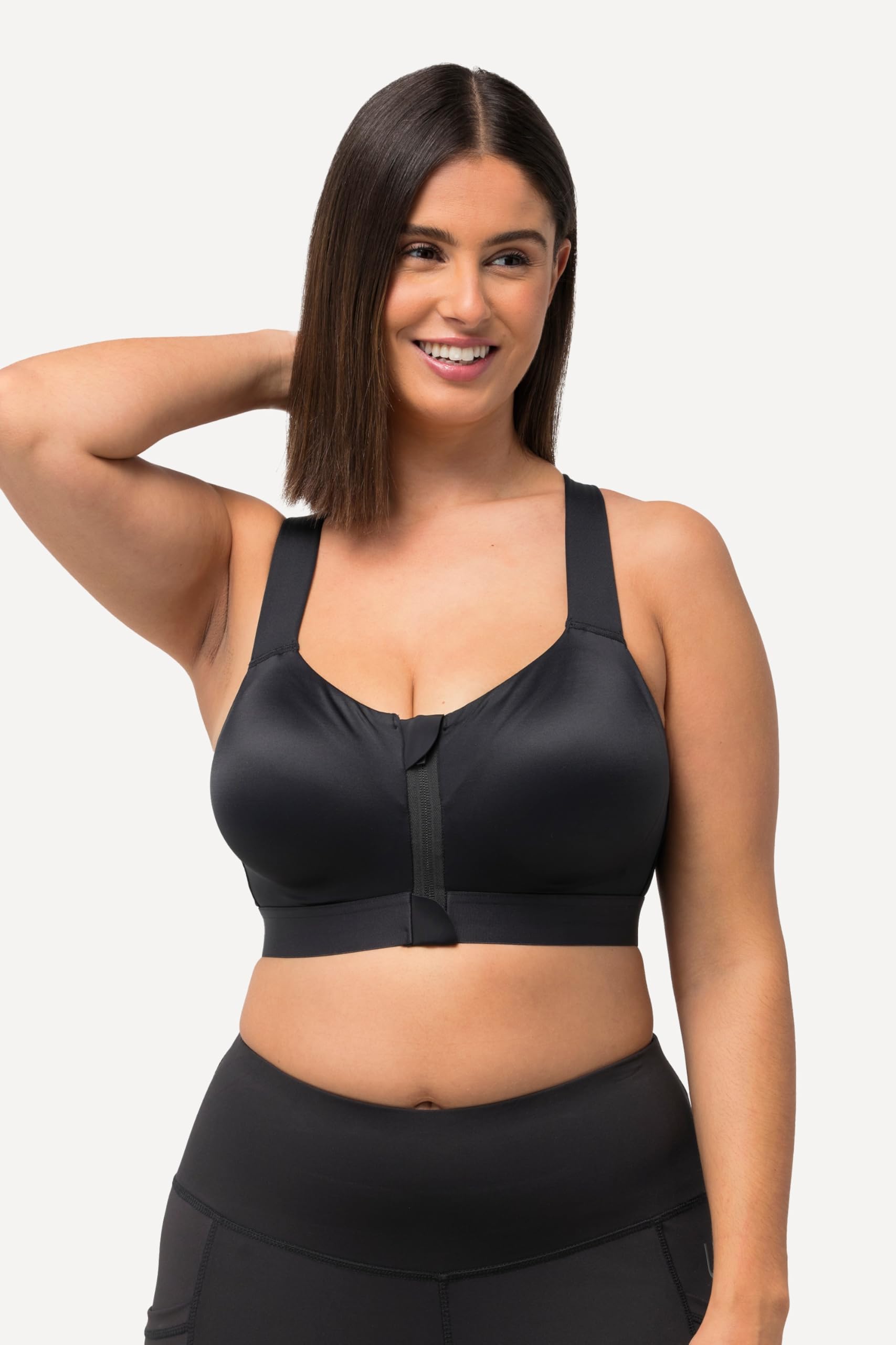 Ulla Popken Sport-BH, Ohne Bügel, Front-Und Rückenverschluss Soutien-Gorge Femme