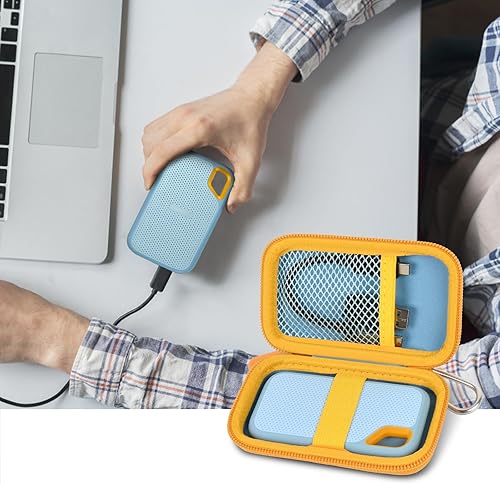 Miniatura 6 de Funda compatible con SanDisk 1TB 2TB 500GB 4TBpara PRO Extreme Portable SSD, soporte externo de almacenamiento de disco duro de estado sólido para