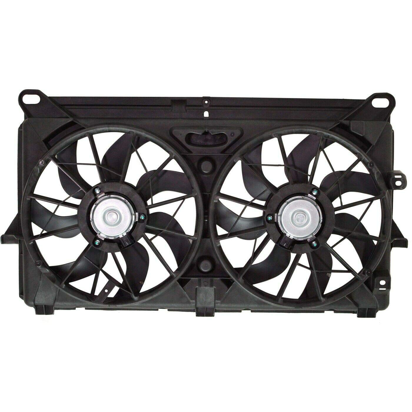 TYMMC Dual Radiator Cooling Fan Blade Assembly Truck for Chevy Avalanche/Tahoe|GMC Yukon|Chevy Silverado/GMC Sierra 1500 |Chevy Suburban/GMC Yukon XL 1500/2500 GM3115211 ZZ0118