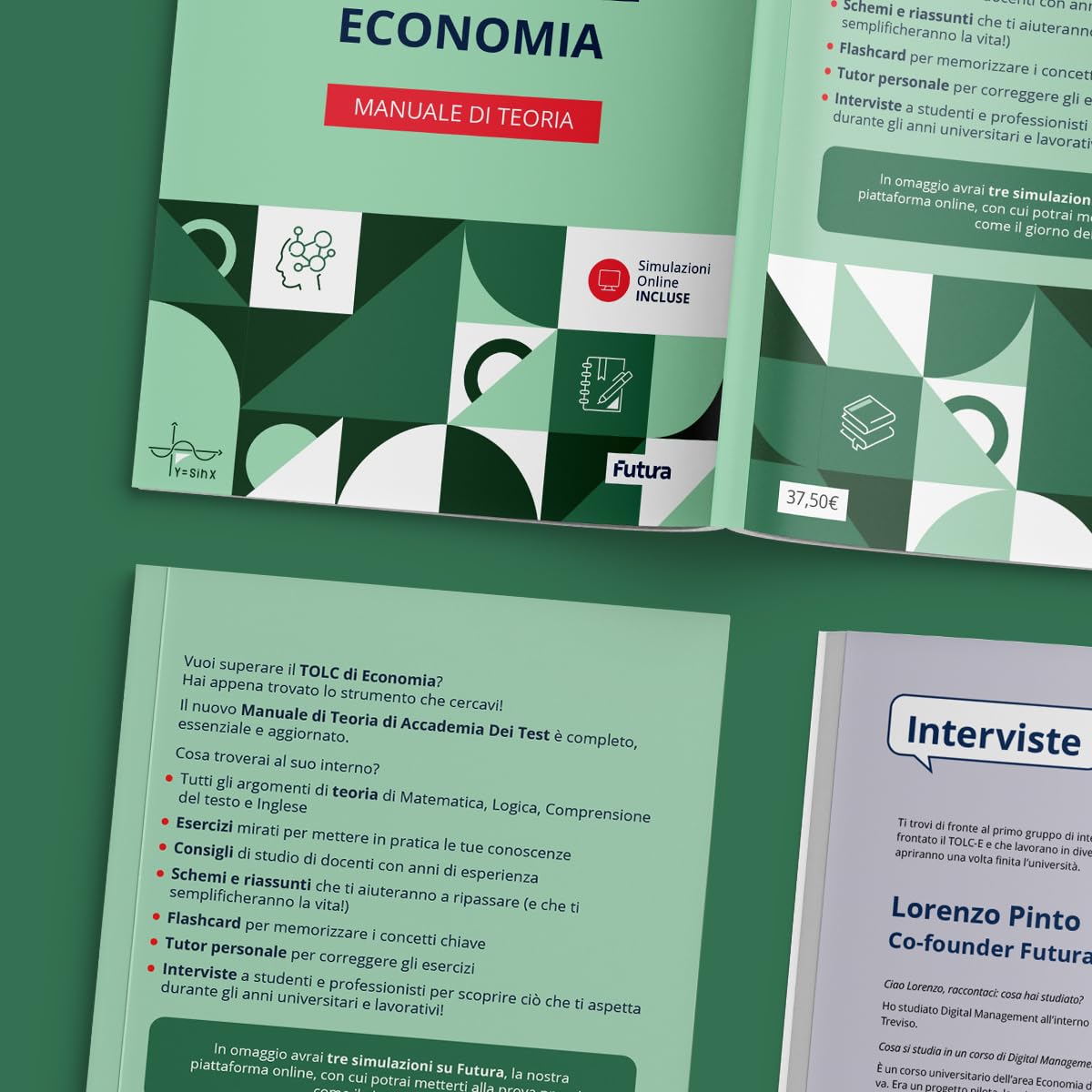Accademia dei Test. TOLC-E. Economia. Manuale di teoria