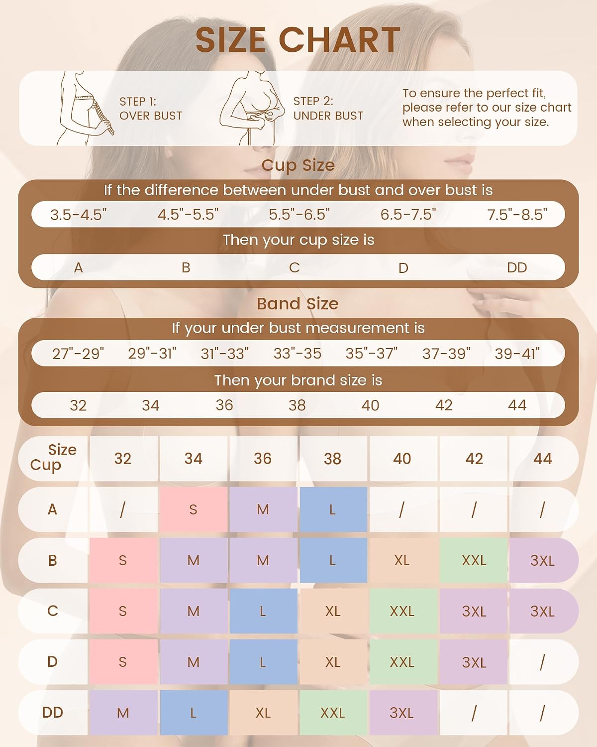 Jelly Bras for Women Wireless Supportive Bra Deep V Scalloped | No Underwire Push Up Full Coverage T-Shirt Bralettes Seamless Back Smoothing Comfortable Breathable Soft Stretch Everyday