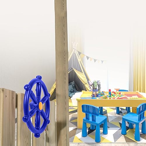 Miniatura 4 de RedSwing Accesorios para el patio de recreo para niños al aire libre, juego de equipo para patio trasero, accesorios de columpio con rueda de barco