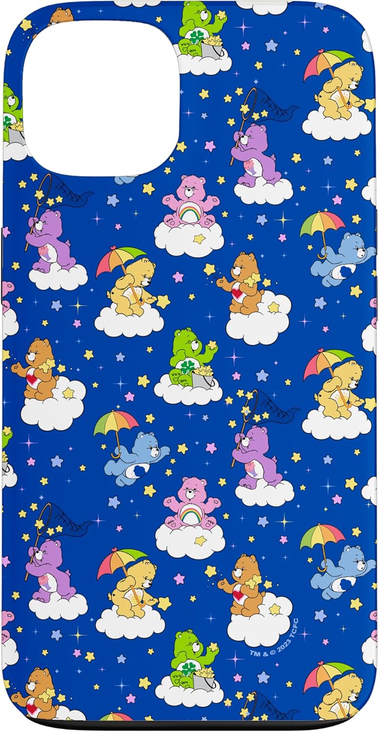 Care Bears Classic Vintage Star Collecting Group Bear Poster Case for iPhone 14 Plus