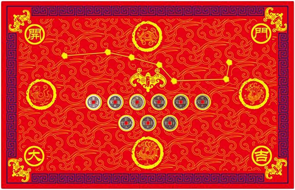Feng Shui Carpet Mat Good Luck Household Items Door Mat/Outdoor/Front Door/Bathroom W3676 (red)