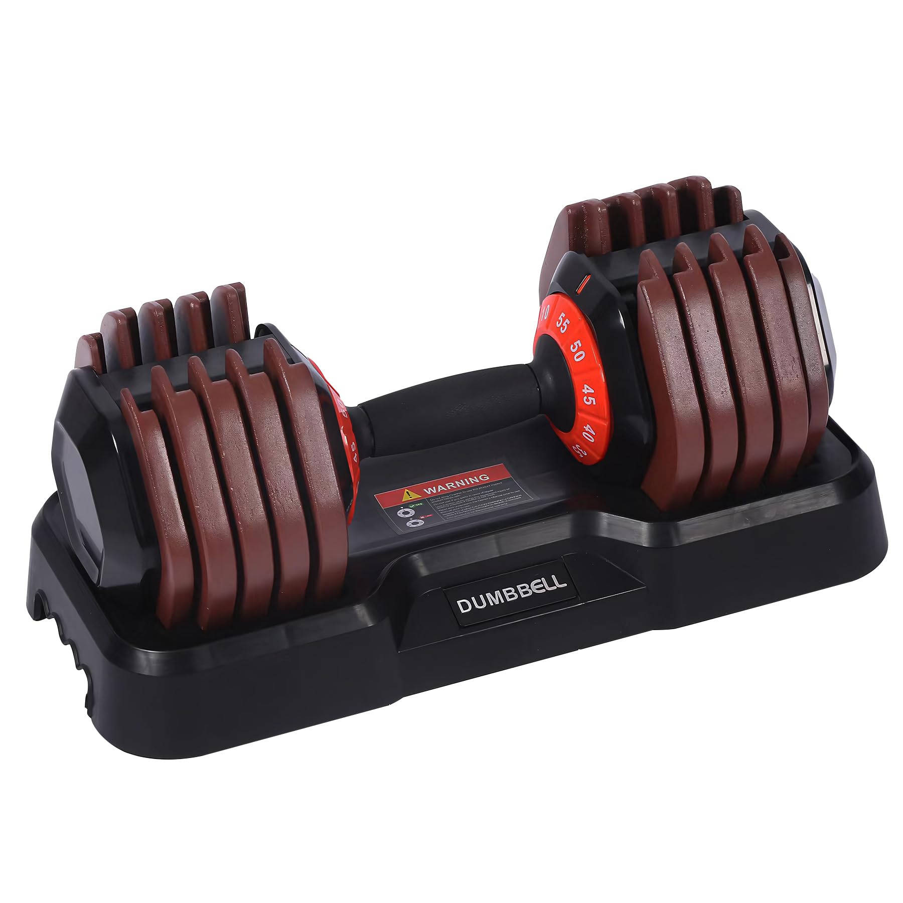 Dripex Lot De 2 Haltères Réglables 2,5kg à 10kg - Poids Musculation Avec Poignée Ergonomique