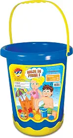 Baldinho de Praia com 7 Acessórios, GGB Plast