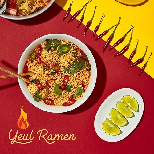 [Ottogi] Yeul Ramen Super Spicy, Korean Style Instant Noodle, Traditional Korean Instant Ramen Extreme Super Hot Ramen (120G) - 5 Pack… #TOP5