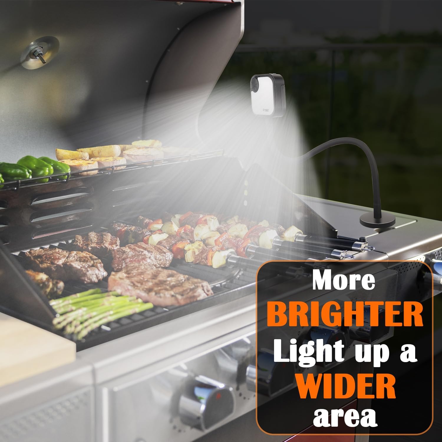 Grill Lights for Outdoor Grill, Magnetic Cup Holder Heavy Duty 2 Pack