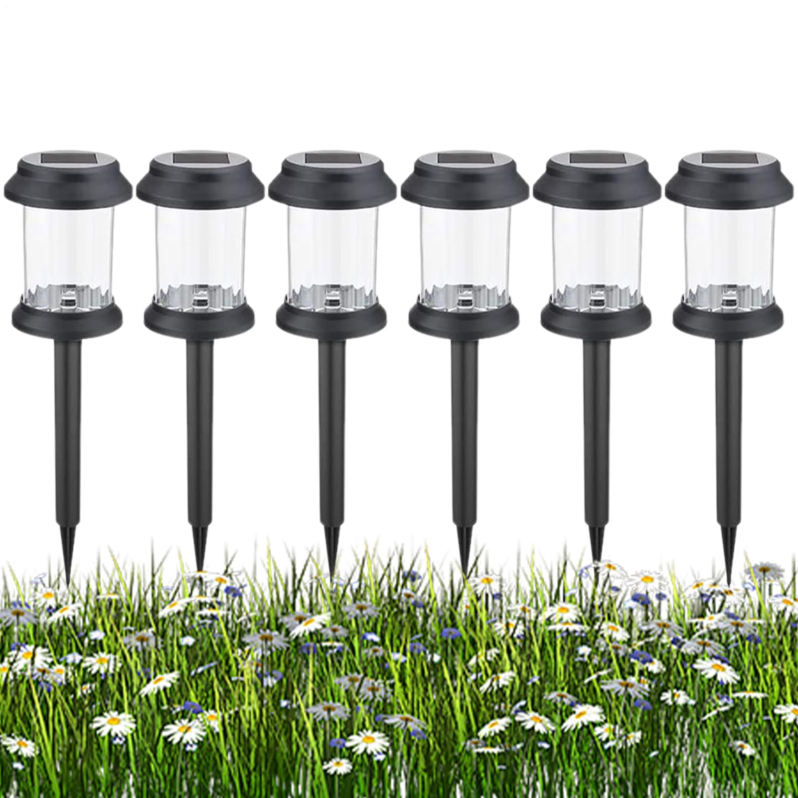 Lampes Solaires D'Extérieur Pour Jardin Lot De 6 Pièces Décoratives LED