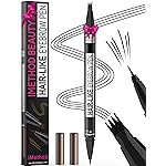 iMethod Microblading Eyebrow Pen - Eyebrow Pencil Magical 2-in-1 Dual-Ended Eye Brow Pencils for Women with 4-Fork-Tip & Ultra Precise Brush-Tip Create Natural Hair-Like Brows, Last All-Day, Black