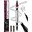 iMethod Microblading Eyebrow Pen - Eyebrow Pencil Magical 2-in-1 Dual-Ended Eye Brow Pencils for Women with 4-Fork-Tip & Ultra Precise Brush-Tip Create Natural Hair-Like Brows, Last All-Day, Black