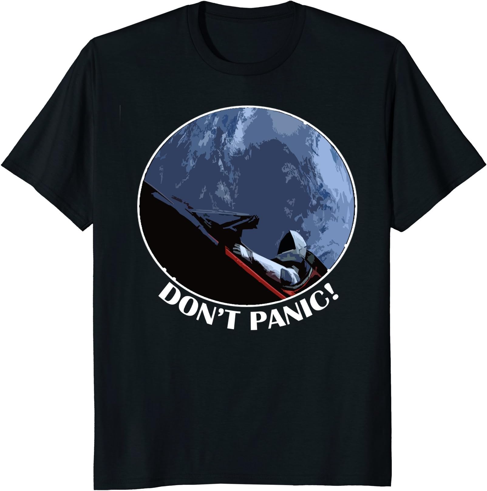 Don't Panic Starman Historic T-Shirt T-Shirt