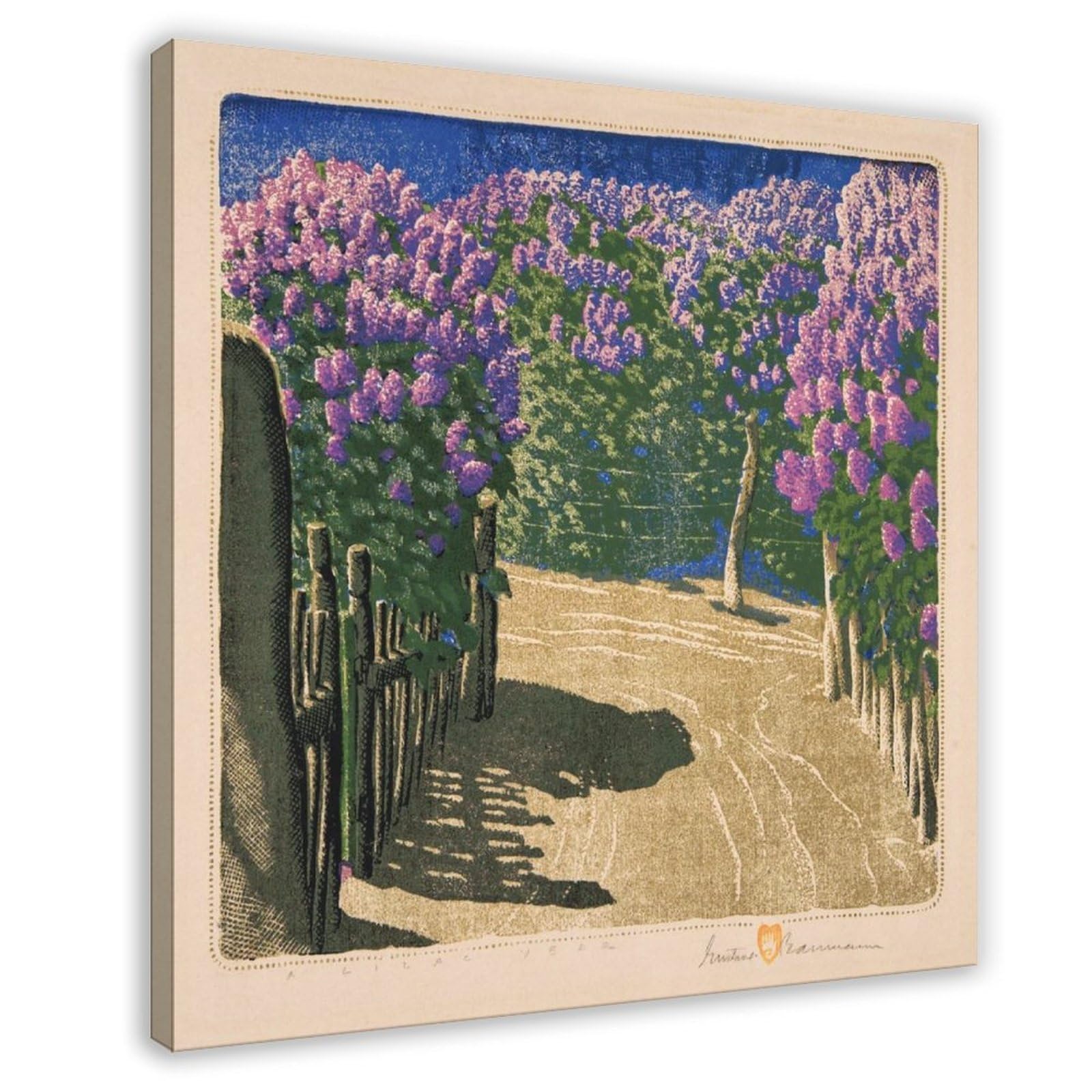 Toile florale Gustave Baumann insufflez la douceur du printemps chez vous
