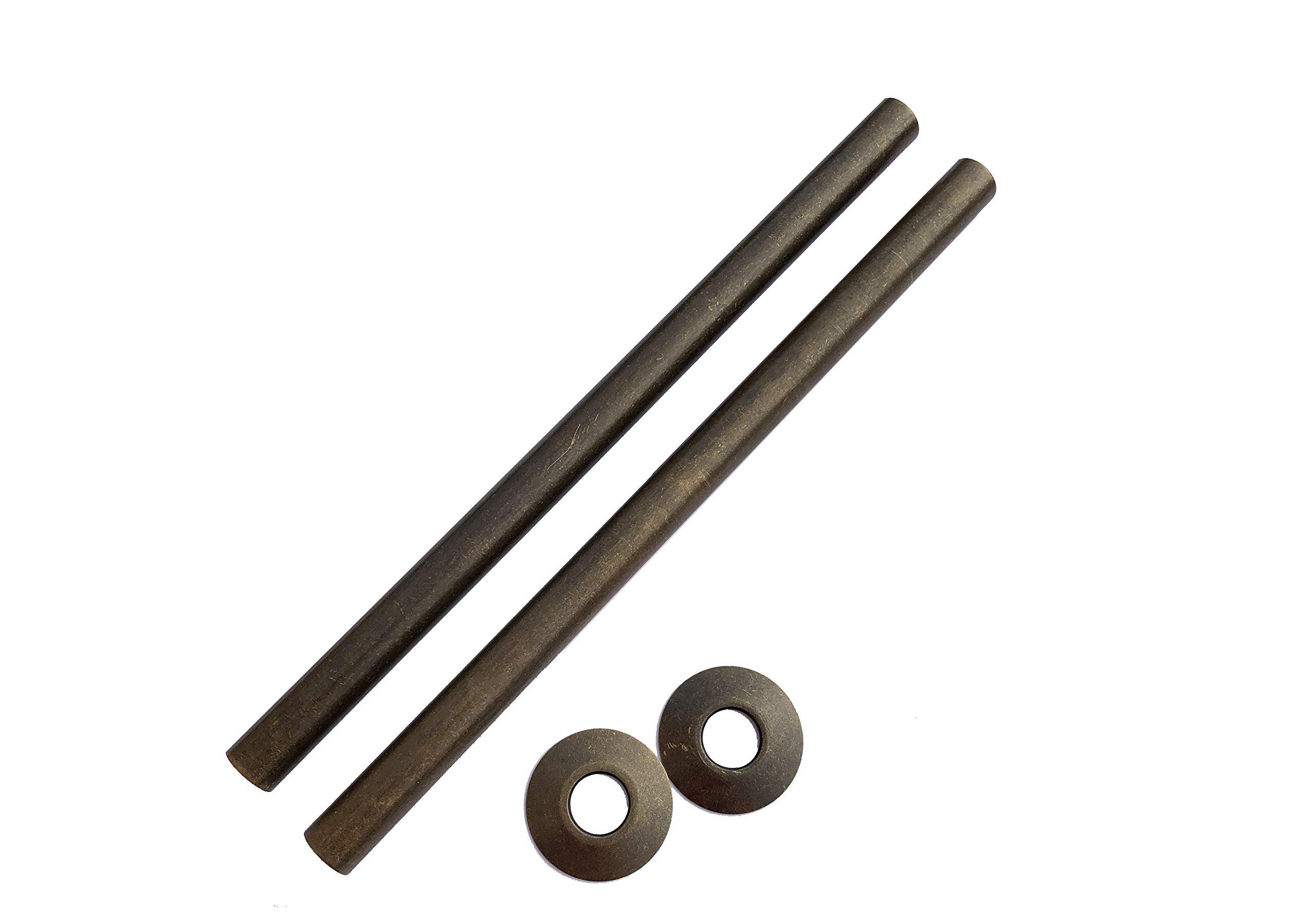 Arroll Pipe Shroud Kit Antique Copper 18 X 300Mm 2 Pack