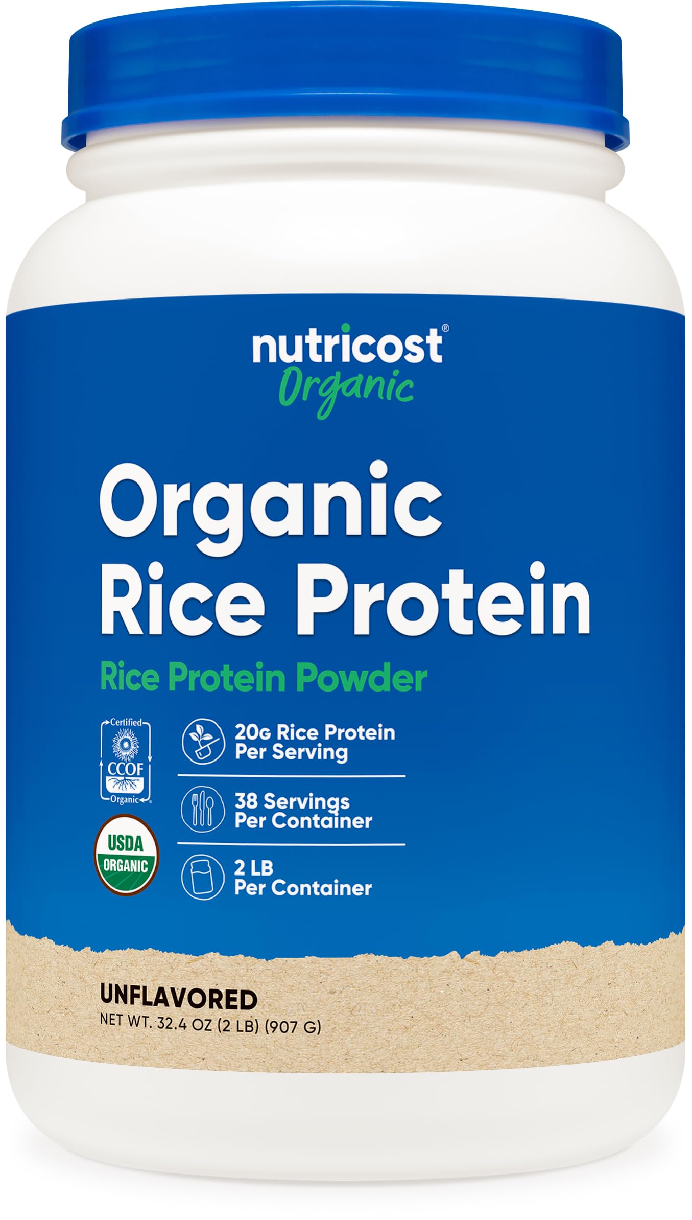 Nutricost Organic Rice Protein Powder