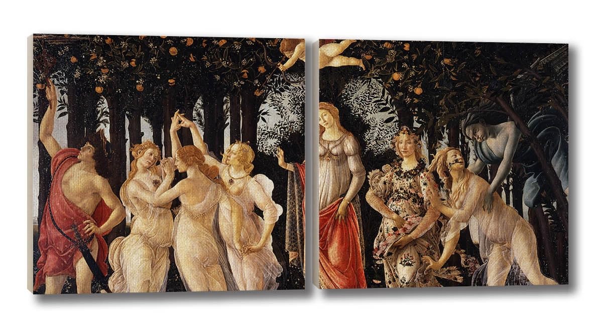 Amazon.co.jp: キャンバス画 【世界の名画】 ボッティチェリ