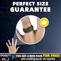 Vista 44 de Egnaro Anillos de boda de silicona para hombre: 1/4/6/7 Multipack de anillos de boda de goma con arco interior Diseño ergonómico transpirable