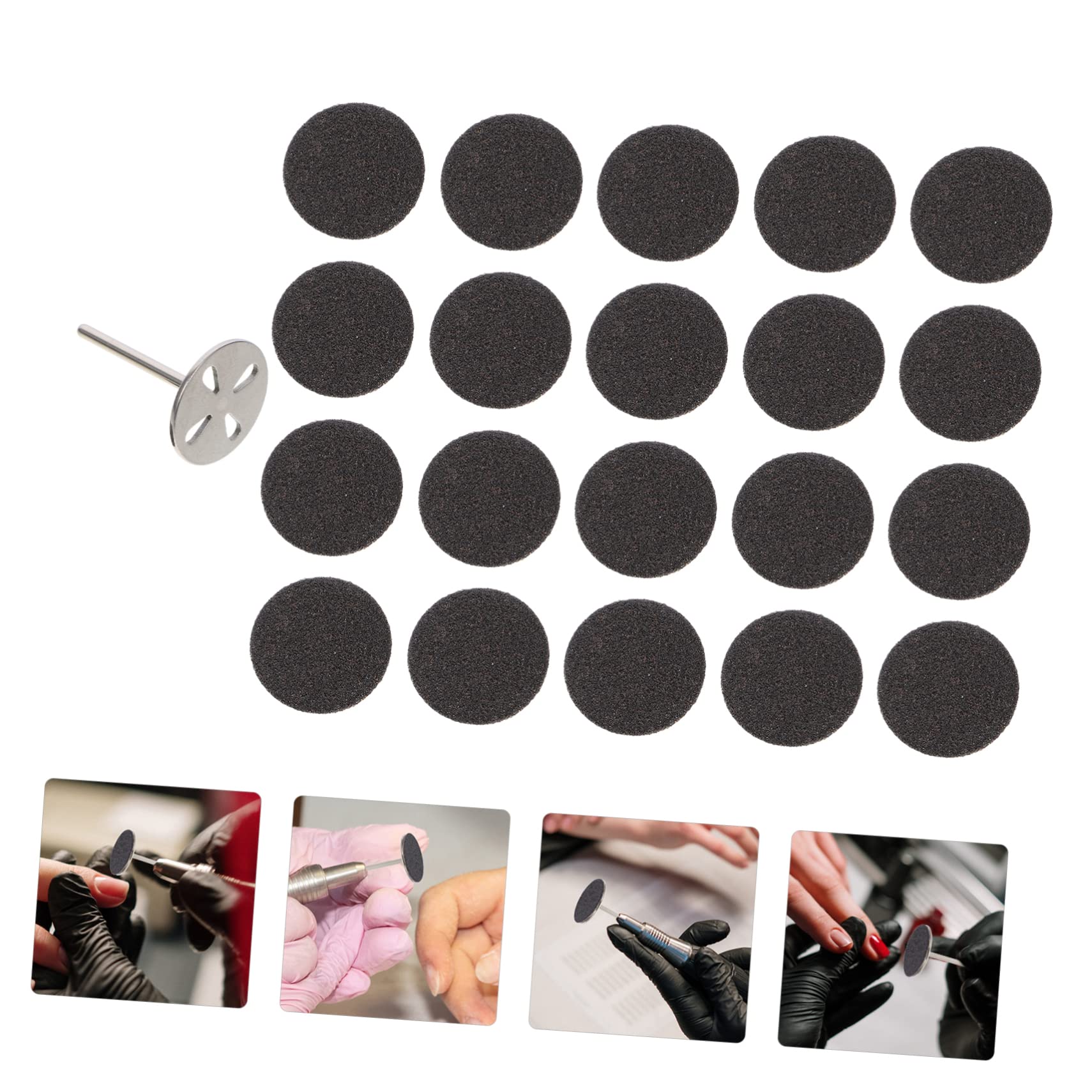 POPETPOP 4sets Dischi Abrasivi Per Manicure e Pedicure Accessori Elettrici Per Levigatura Unghie Con Dischi Mandrino Facile Installazione e Alta Affidabilità
