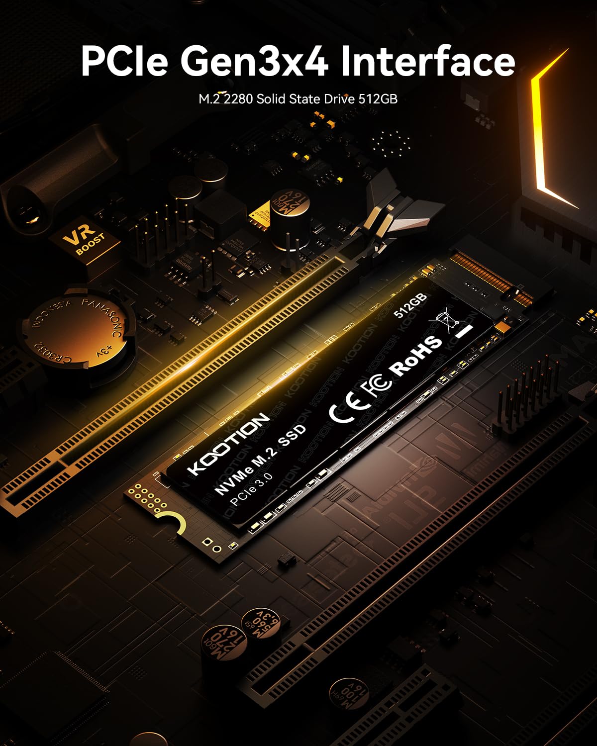 Amazon.com: KOOTION 512GB PCIe 3.0 M.2 Internal Solid State Drive