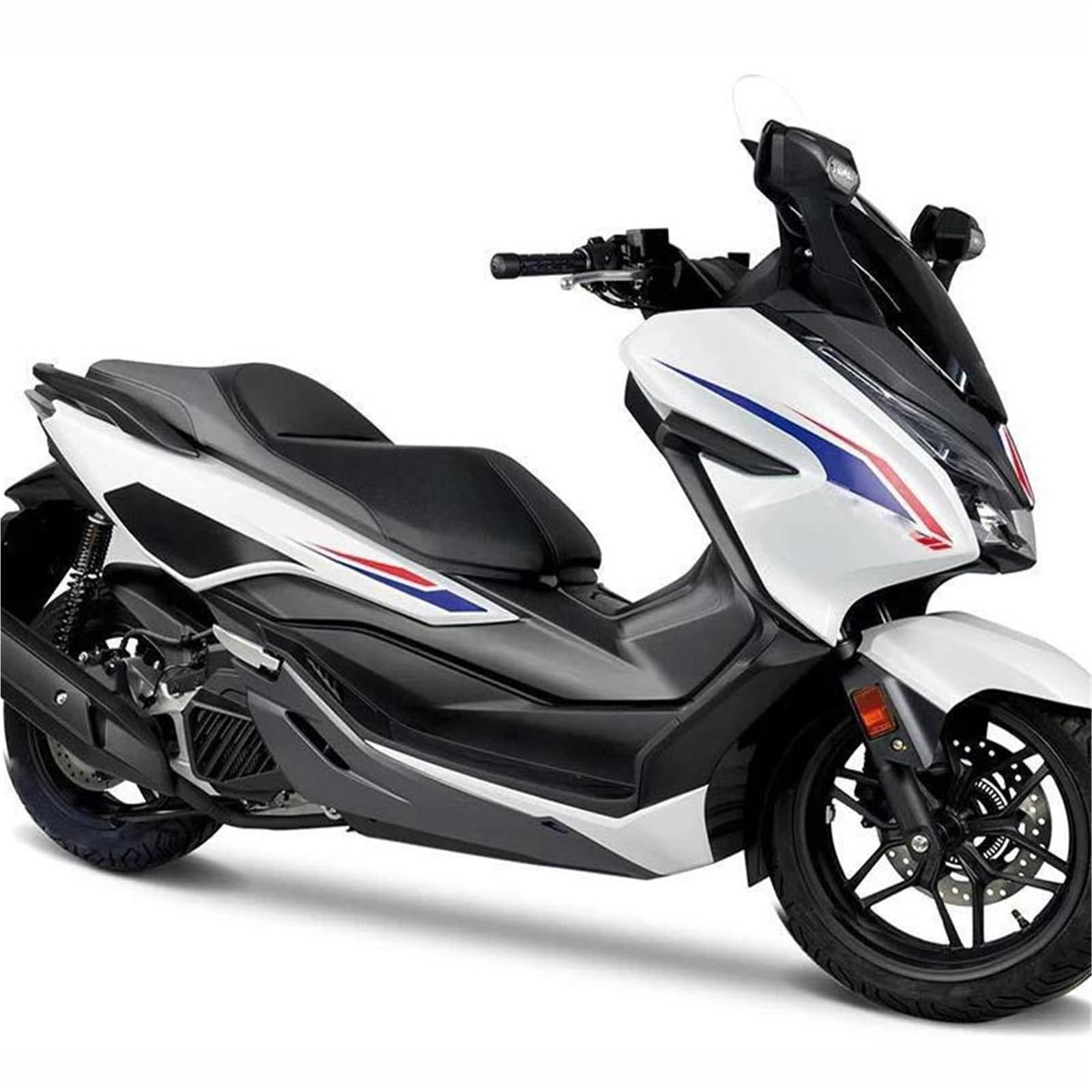 Karosserie Aufkleber Für H-ONDA FORZA 125 300 Motorrad-Karosserieschutzaufkleber Reflektierender Aufkleber Für Verkleidungsdekoration(Blu)