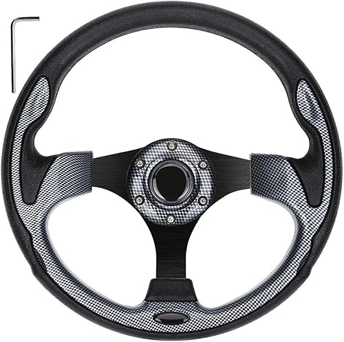 Miniatura 8 de LEAPGO Golf Cart Steering Wheel or Adapter Hub for Golf Cart EZGO TXT RXV Club Car DS Precedent Yamaha Golf Cart Accessories(Not Universal