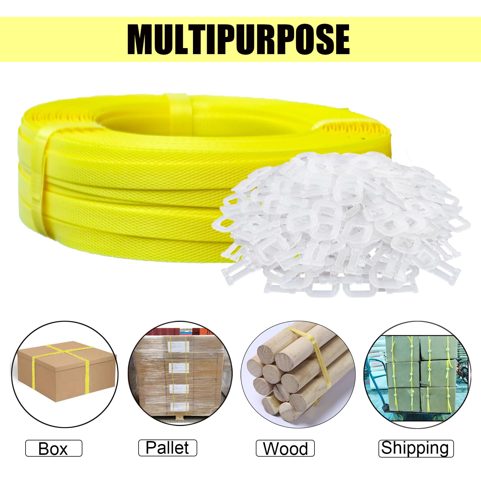 Yellow Banding Strapping Kit - Secure Your Shipments -6