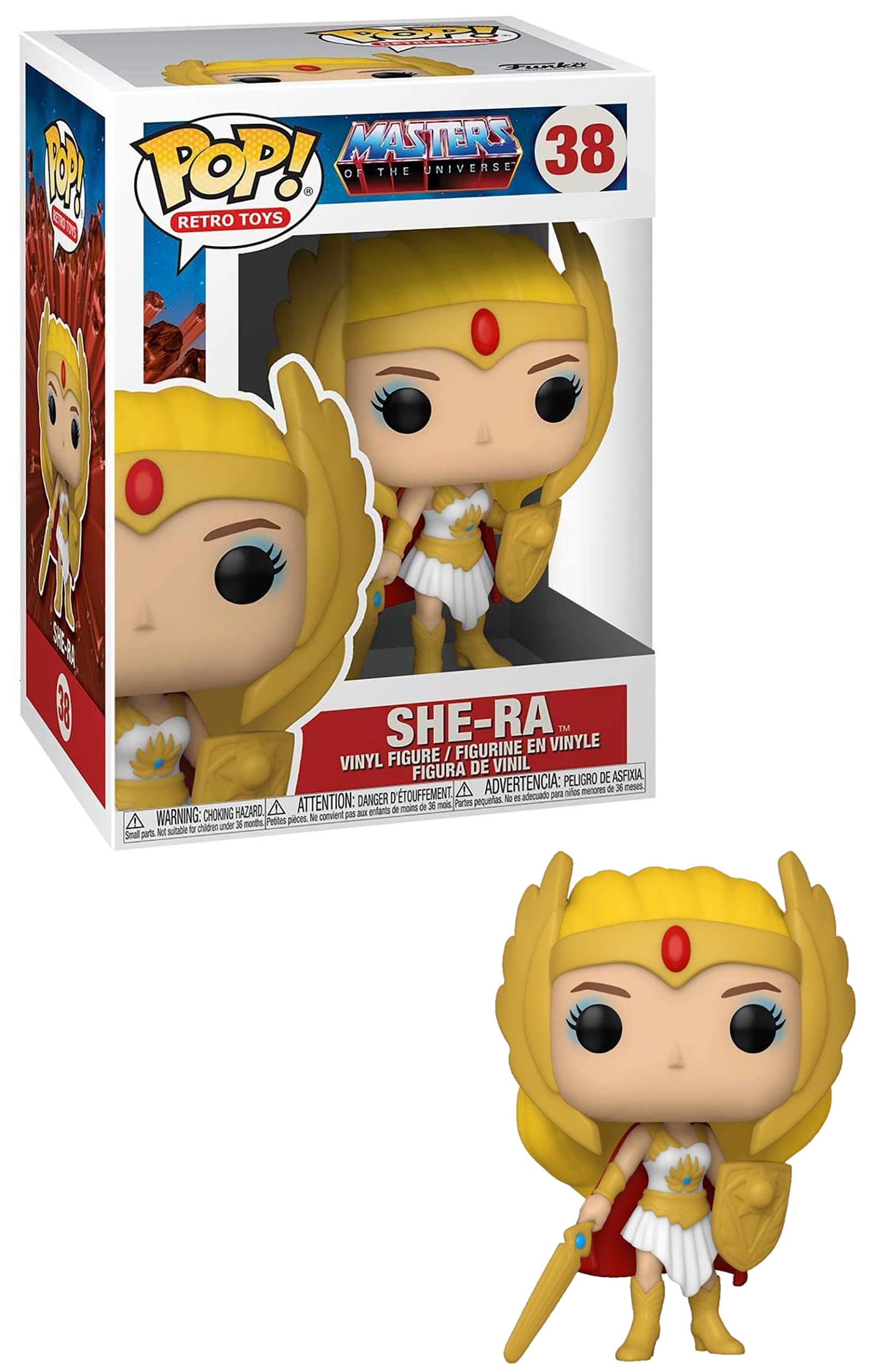 POP! Vinyl: Masters Of the Universe-Classic She-Ra - Collectable Vinyl Figure - Gift Idea - Official Merchandise - Toys for Kids & Adults - TV Fans - Model Figure for Collectors and Display