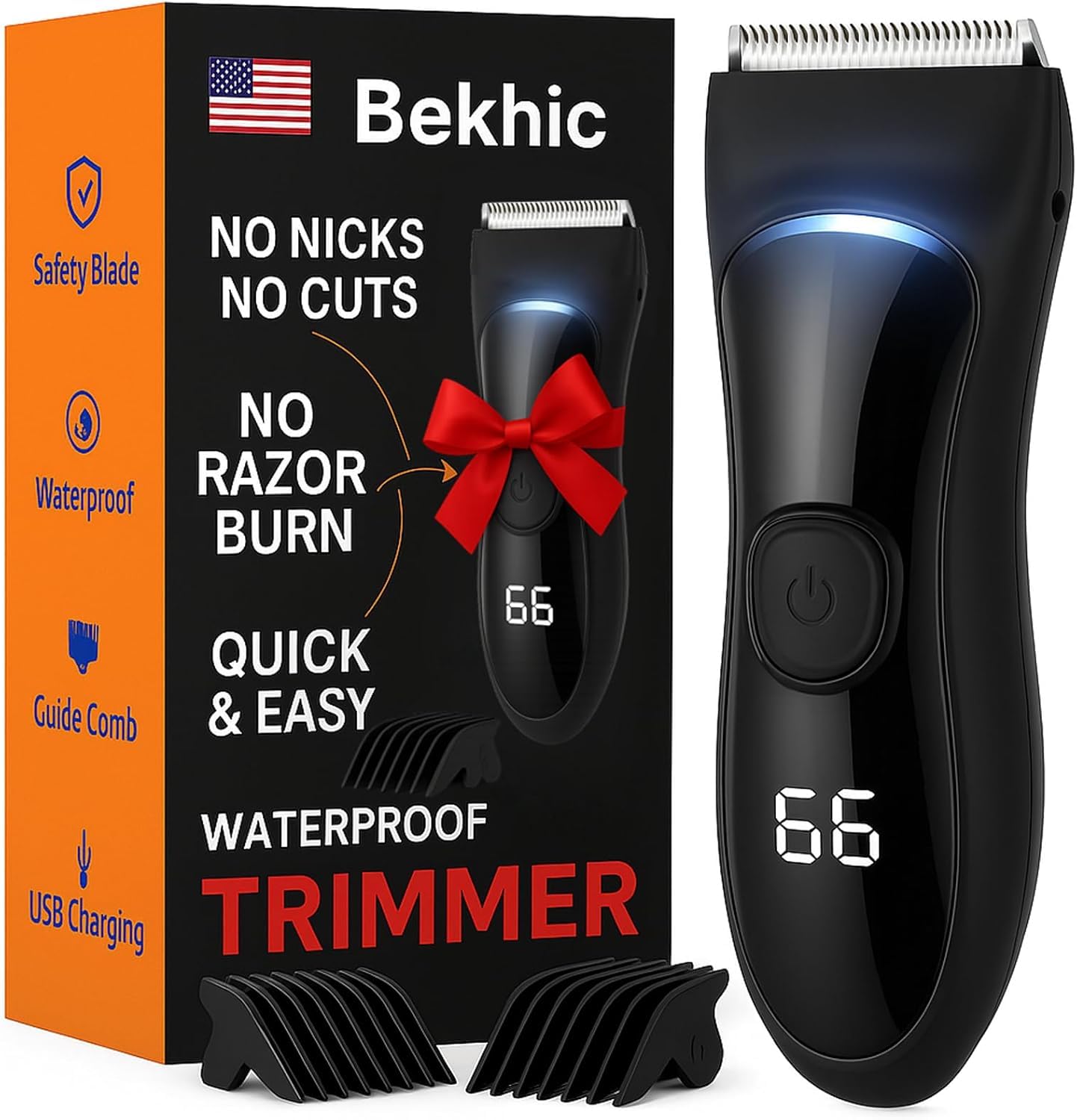 Bekhic Groin & Body Hair Trimmer