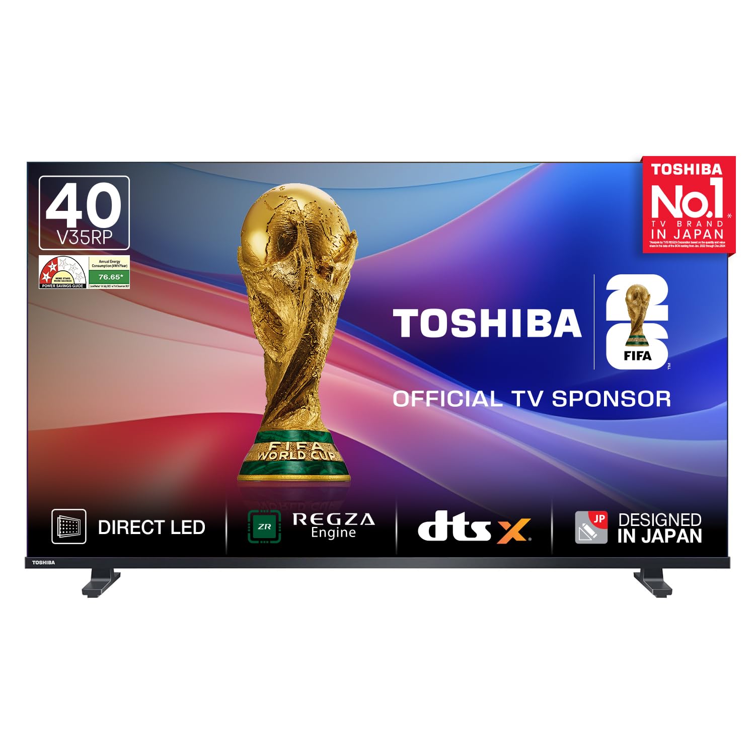 TOSHIBA 100 cm (40 inches) V Series HD Ready Smart LED TV 40V35RP (Black)
