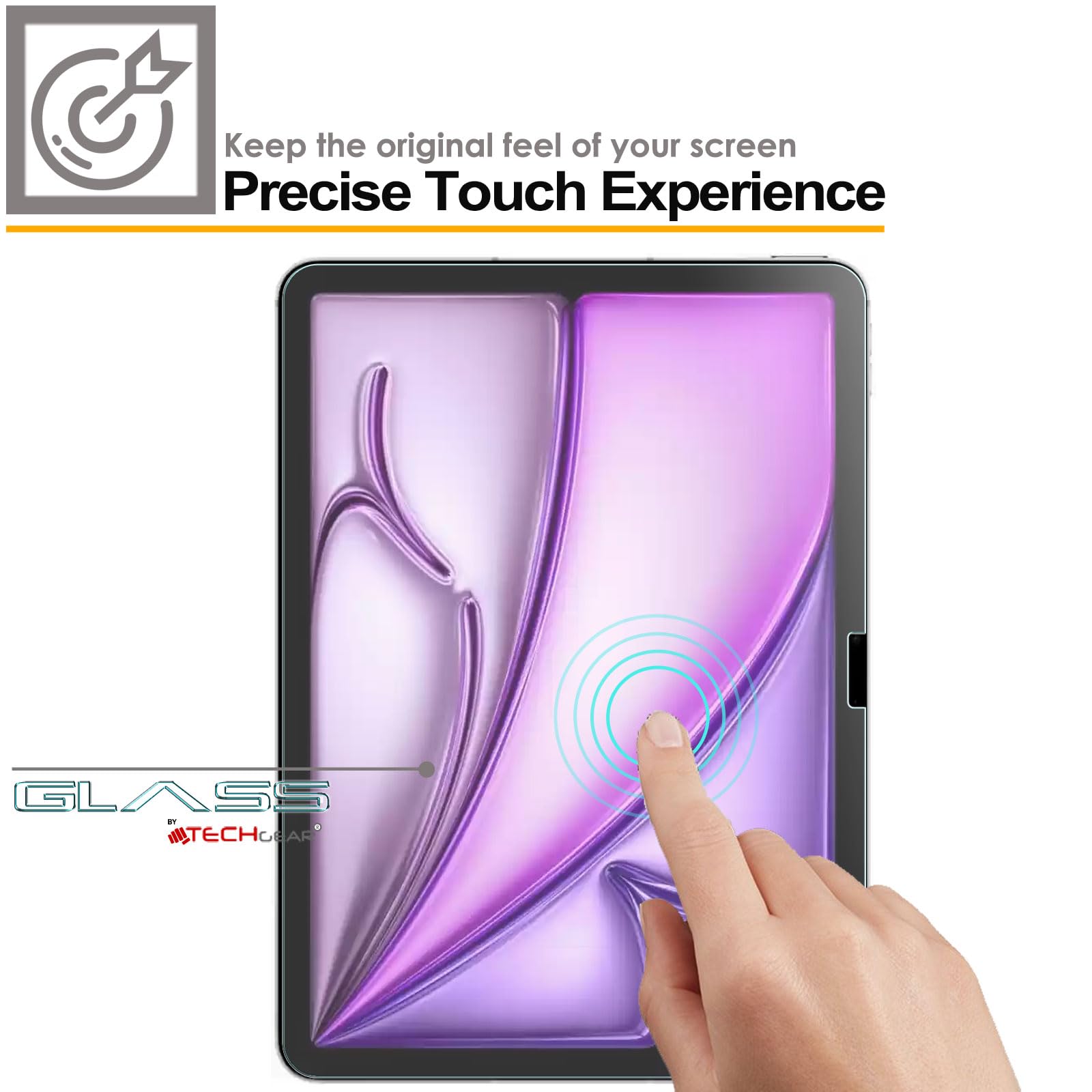 TECHGEAR Vetro Antiriflesso Compatibile con iPad 11/10 Generazione (2025/2022, 10.9 Pollici) - Opaco Vetro Temperato [Durezza 9H] [Resistente ai graffi] [Senza Bolle] per iPad 11 2025