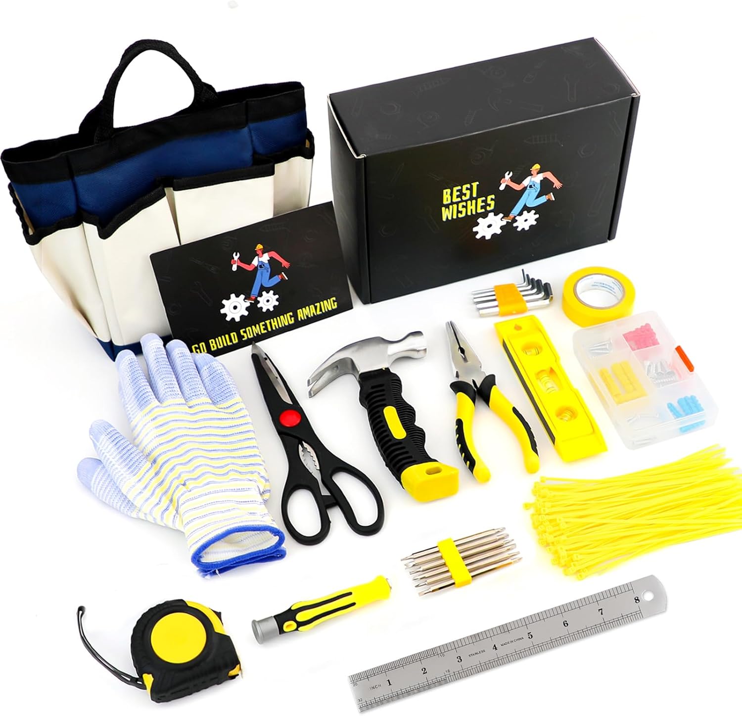 Kit de Herramientas Manuales para Adolescentes con Maletín de Oxford